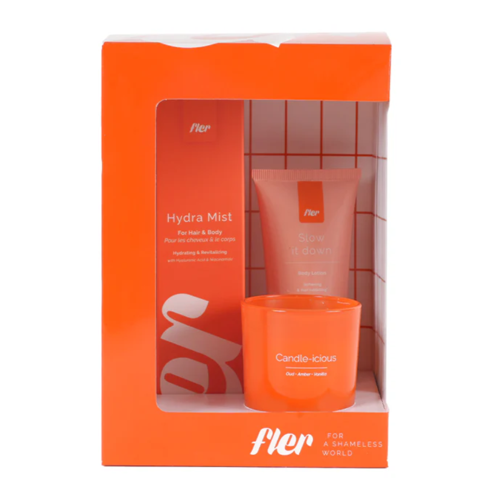 FLER Relax & Glow Set - Набір для релаксу та сяйва